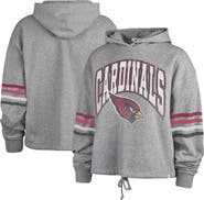 '47 Women's '47 Heather Gray Arizona Cardinals Upland Bennett Pullover Hoodie
