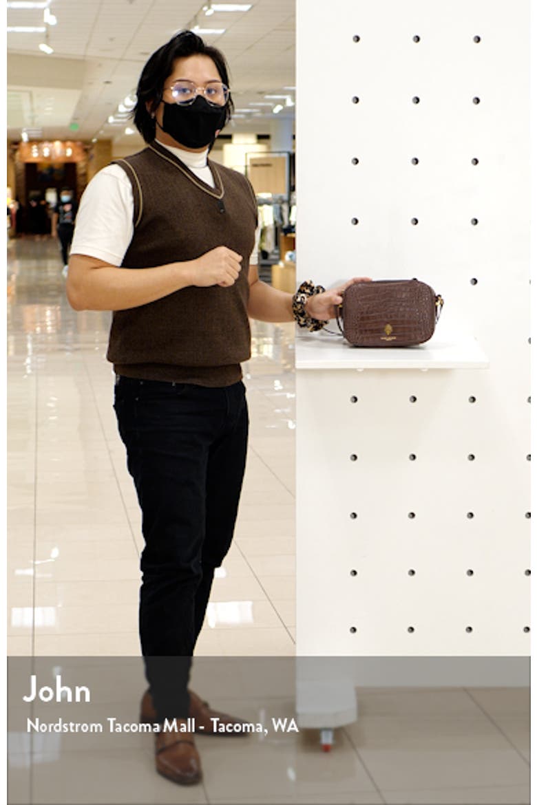 Richmond Croc Embossed Leather Crossbody Bag video