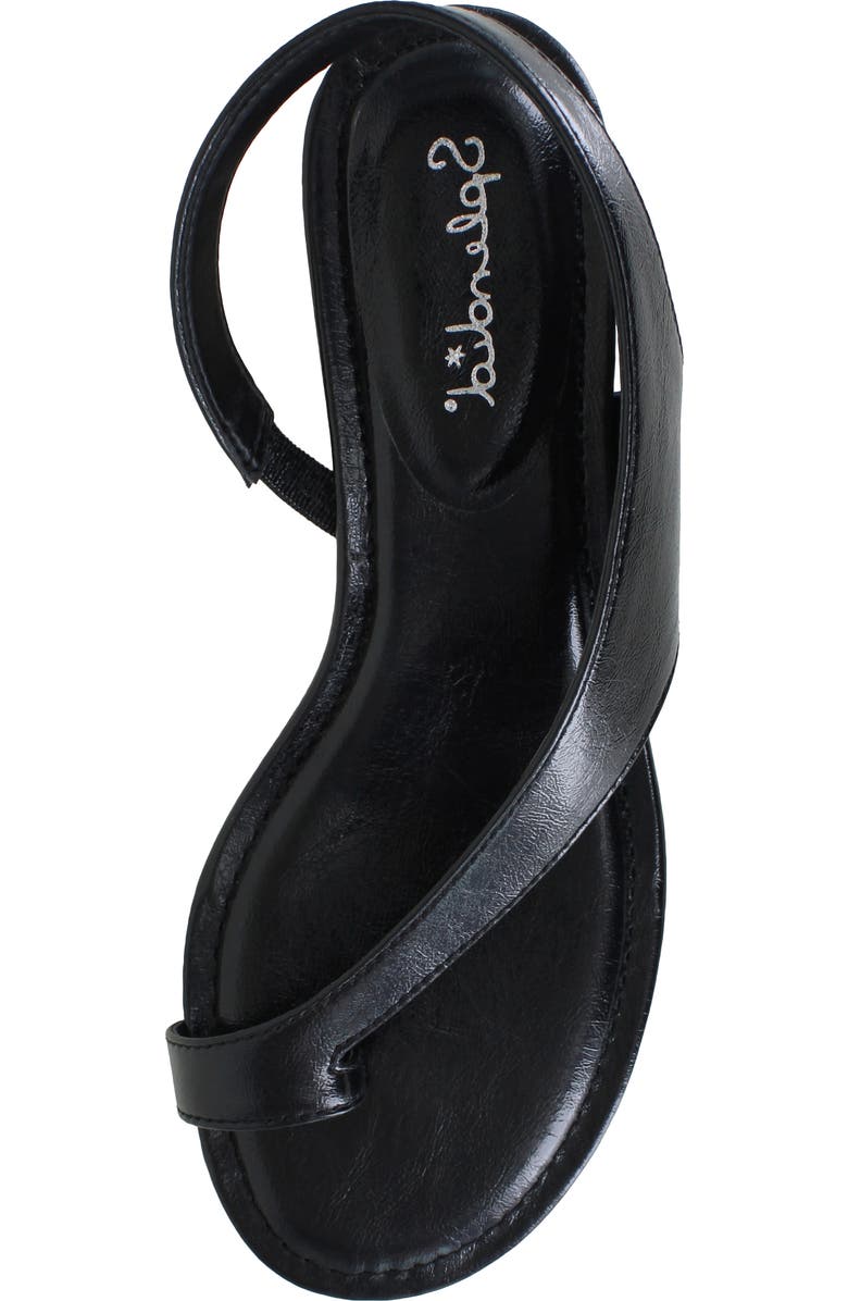 Splendid Helen Toe Loop Sandal, Alternate, color, Black