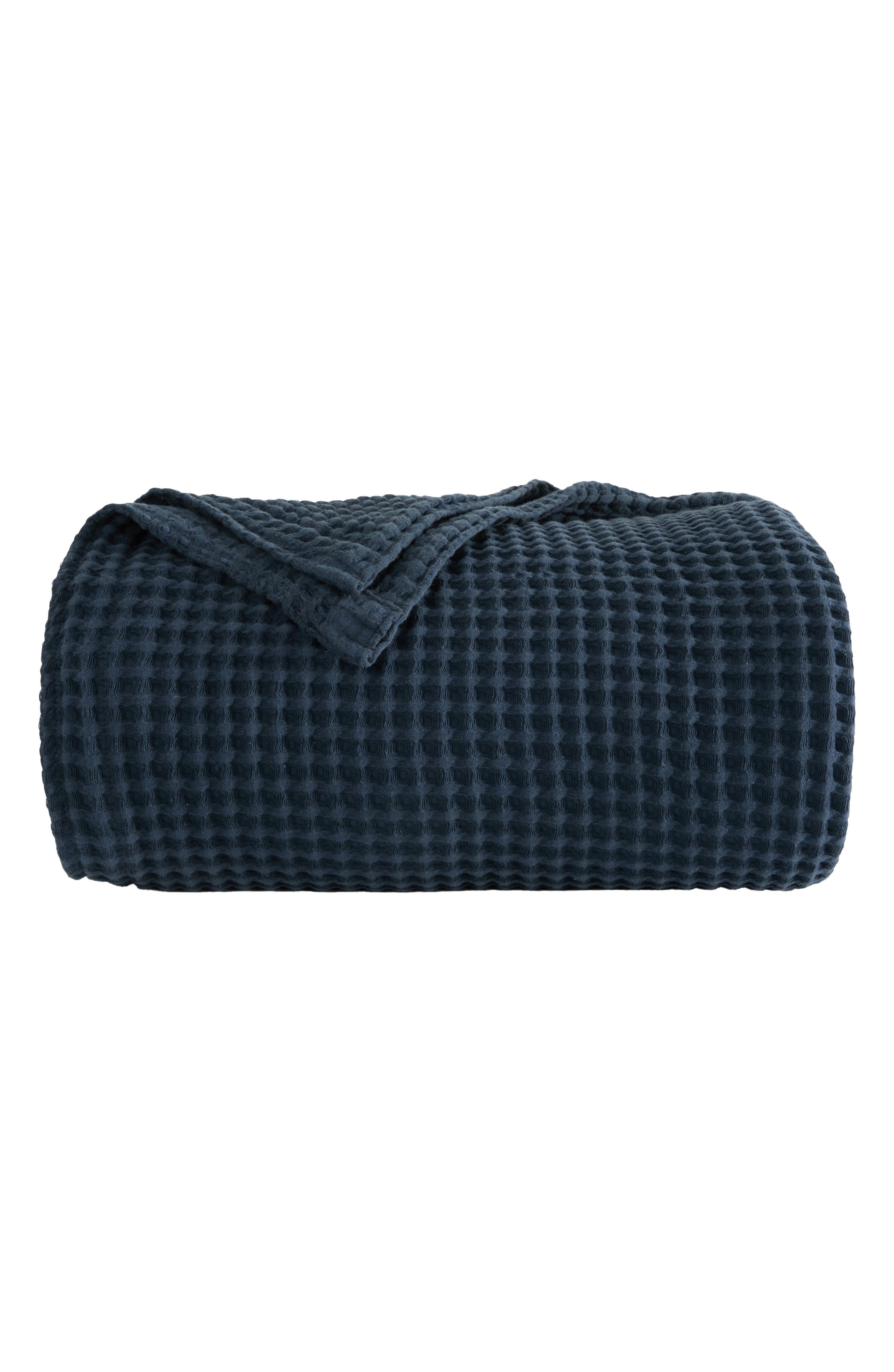 HOMESPUN Waffle Weave Cotton Blanket