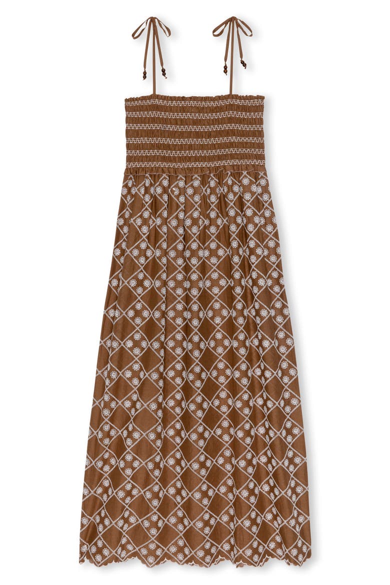 cutwork beaded embroidered woven maxi dress cutwork beaded embroidered woven maxi dress Embroidered Maxi With Lace Work   Maxim Creation