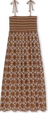 Rails Becca Floral Embroidery Maxi Dress