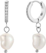 Atolea Freshwater Pearl Hoop Earrings