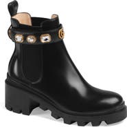 Gucci Trip Jewel Strap Bootie
