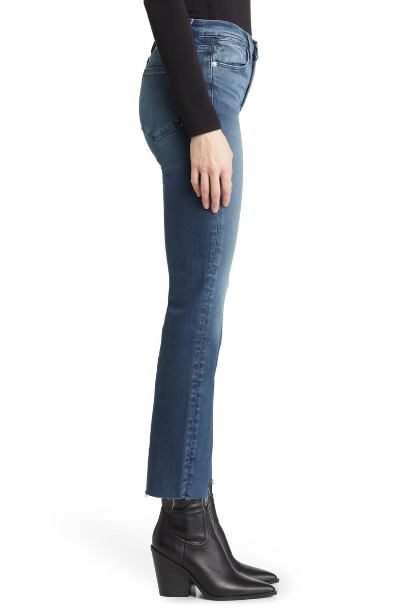 FRAME Le High Raw Hem Ankle Straight Leg Jeans | Nordstromrack