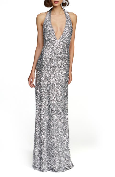Emery Sequin Surplice Romper