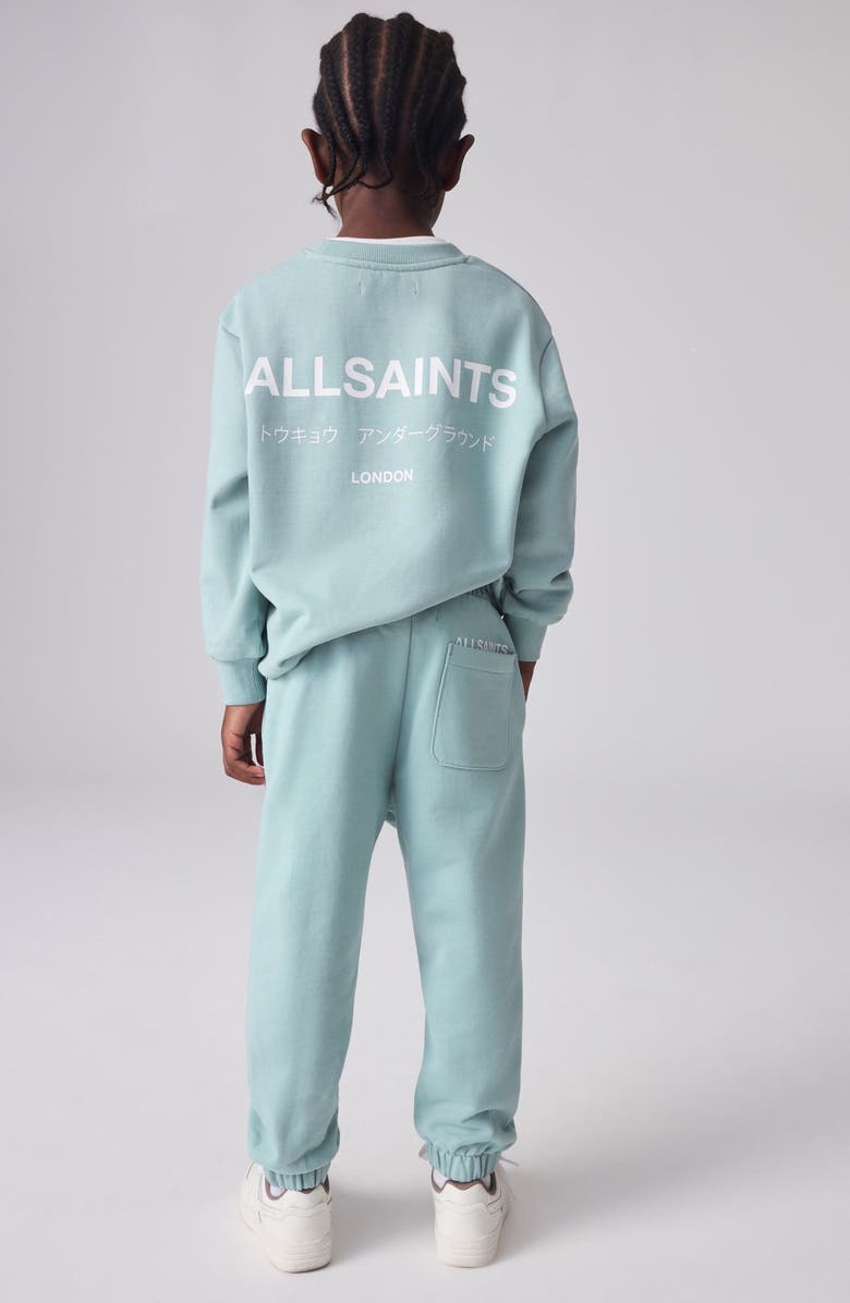 smALLSAINTS by ALLSAINTS Kids' Underground Logo Cotton Joggers, Alternate, color, 