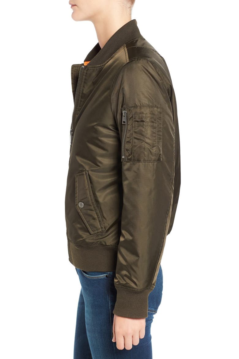 Levi's® MA-1 Bomber Jacket, Alternate, color, ARMY GREEN