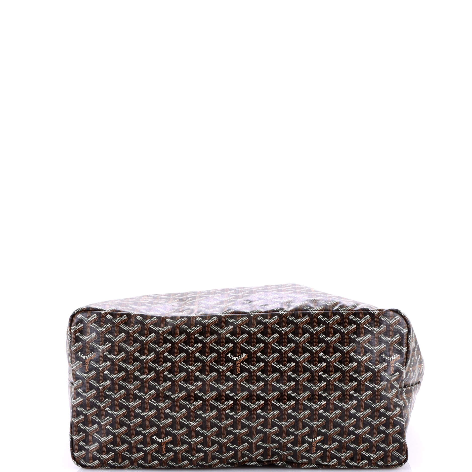 Pre-Owned Goyard Saint Louis Tote Coated Canvas GM, Alternate, color, Black