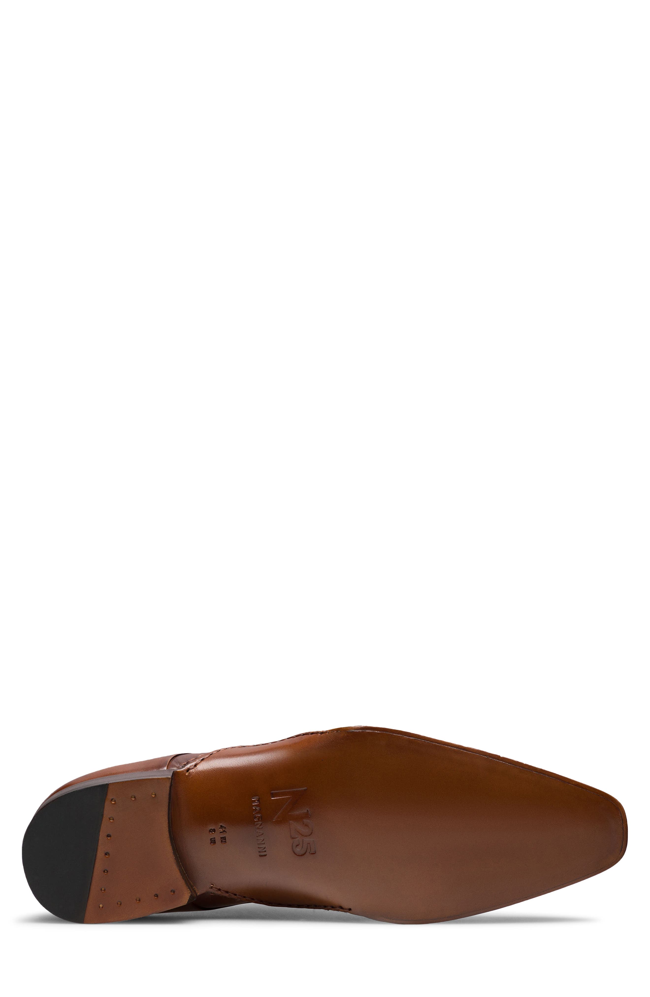 Lloyd 1901 Double Monk Strap Shoe, Alternate, color, CUERO/ BROWN