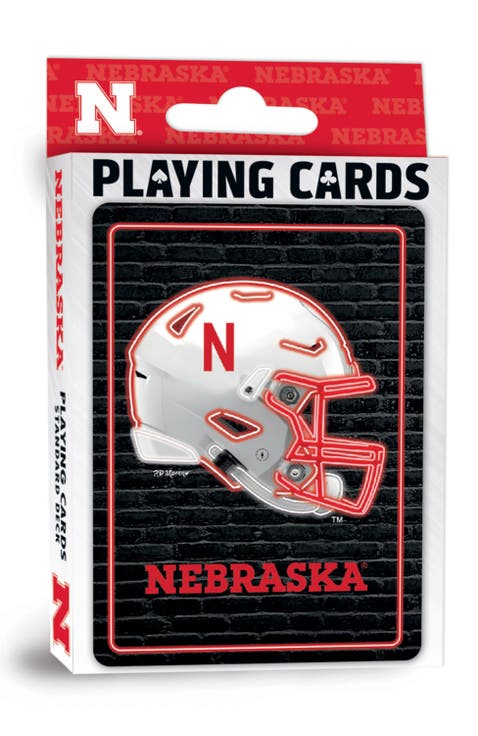 Nebraska Cornhuskers Neon Playing Cards
