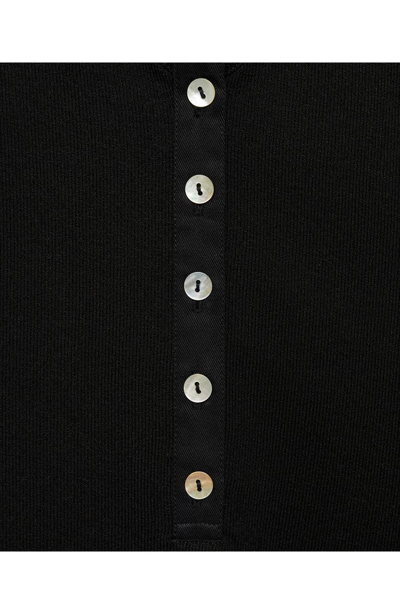 MANGO Button Front Tank Bodysuit, Alternate, color,