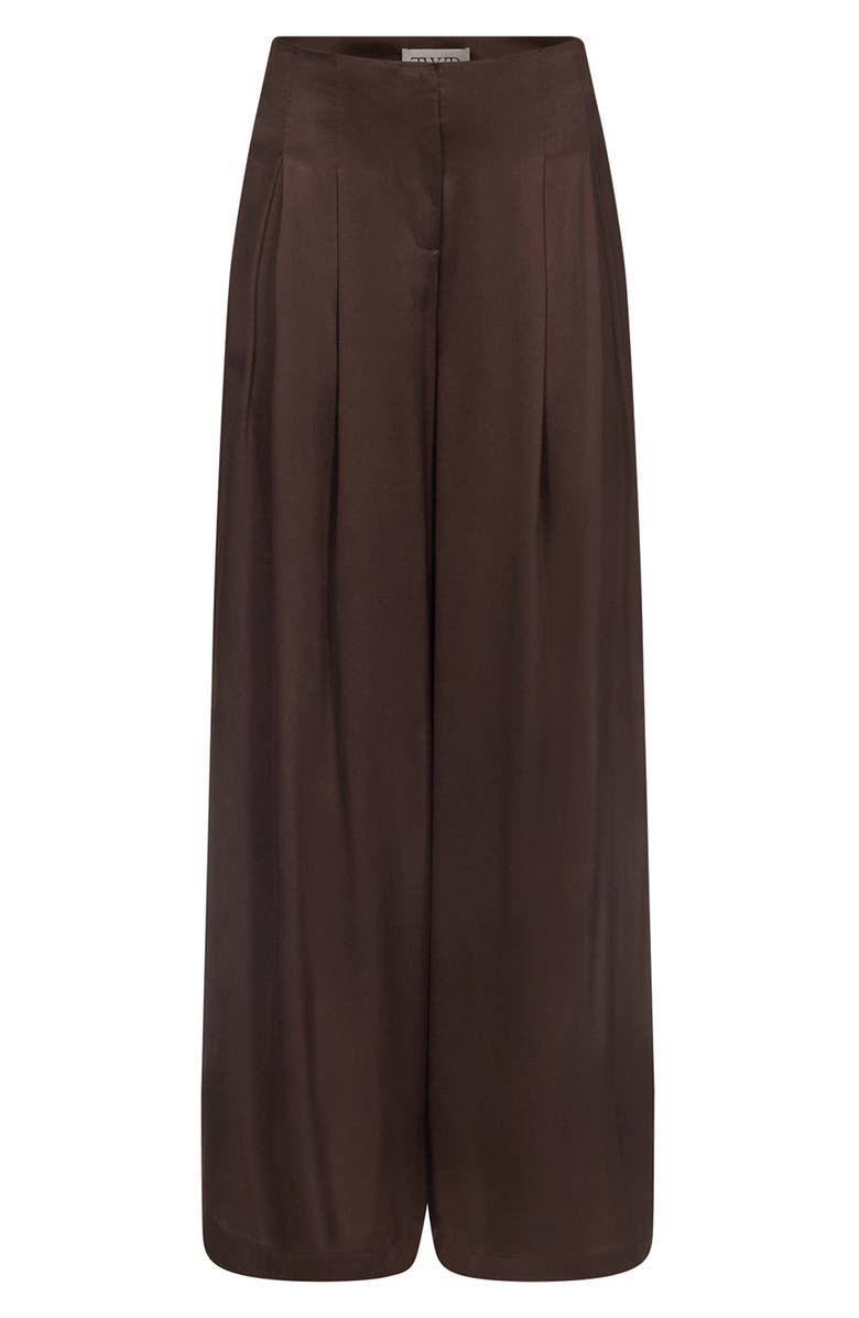 TWP Drew Stretch Silk Wide Leg Pants, Alternate, color, Delicioso