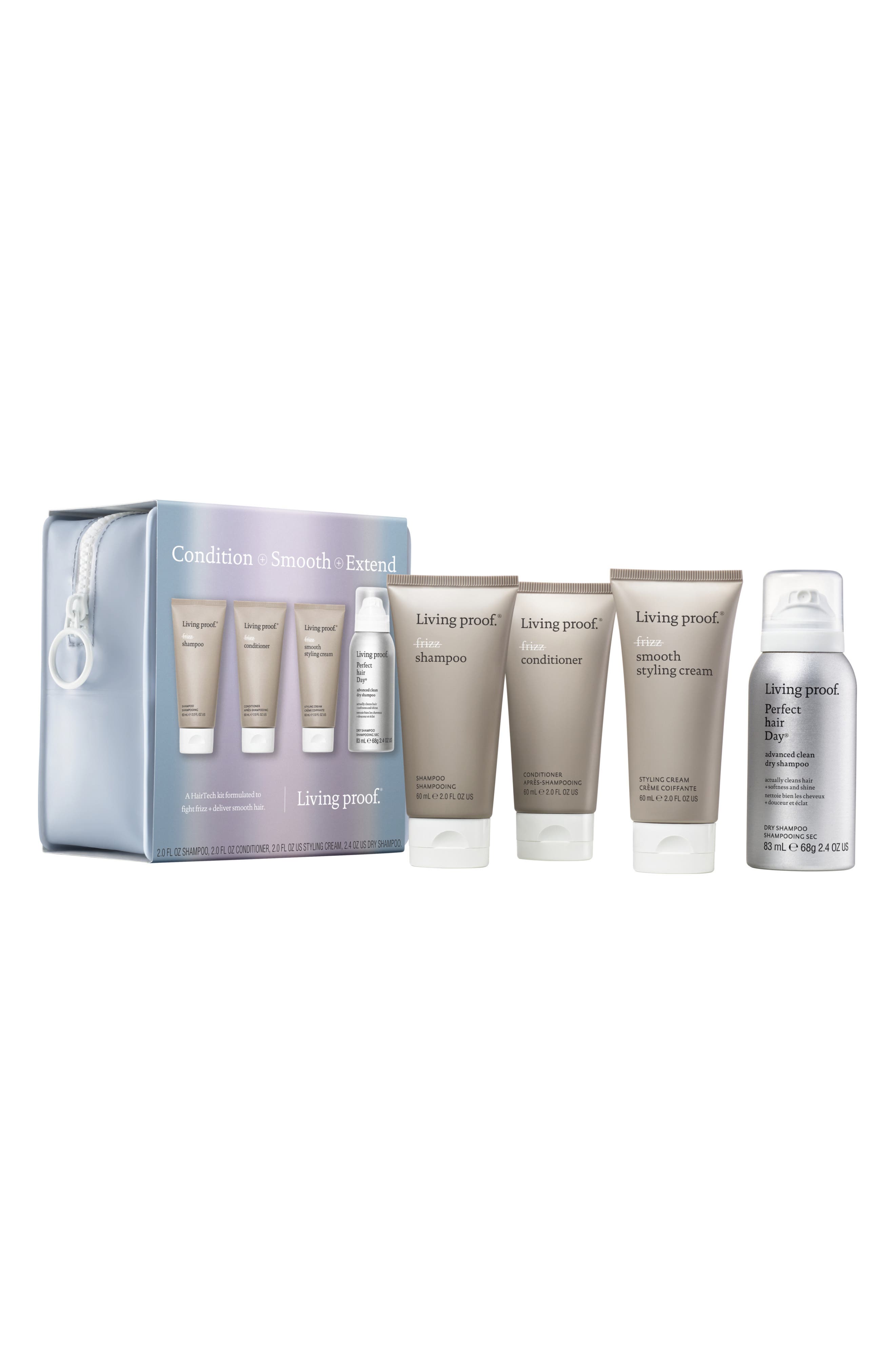 Living proof® Condition, Smooth + Extend 4-Piece Hair Care Trial Kit 