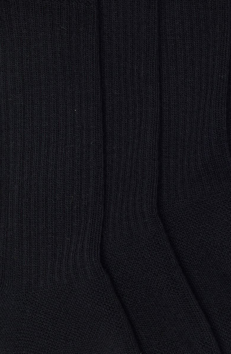 On Kids' 3-Pack Crew Socks, Alternate, color, Black