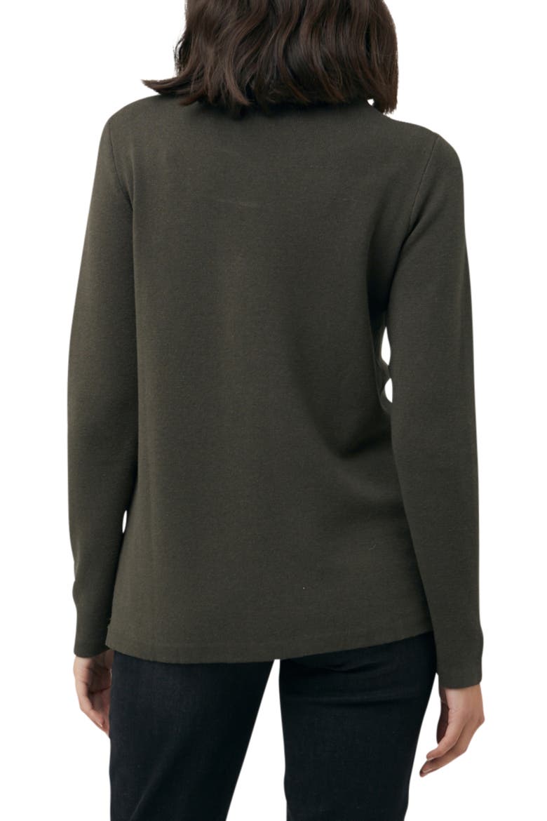 Cassie Crossover Knit Maternity Top, Alternate, color, KHAKI