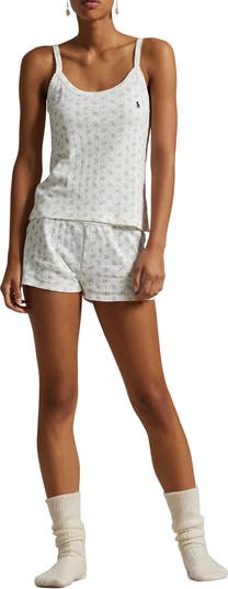 Pointelle Stripe Cotton Pajamas