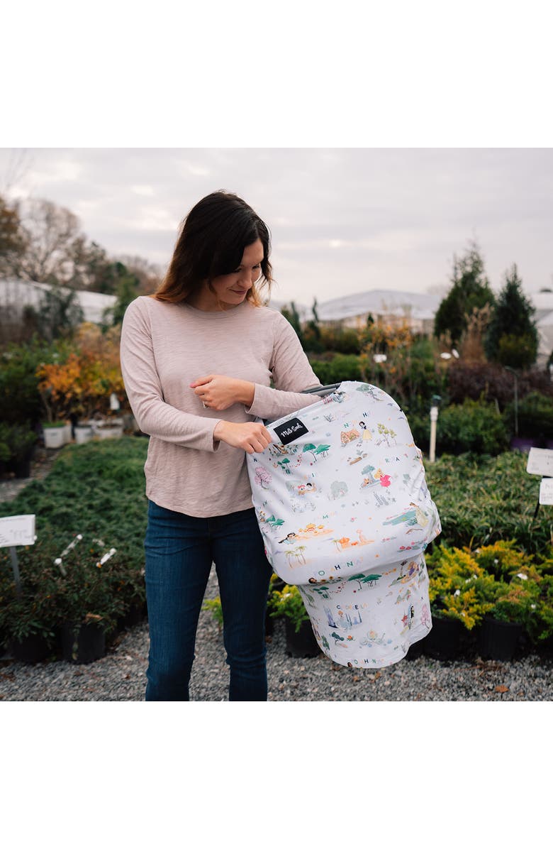 Milk Snob Disney 5-in-1 Nursing and Car Seat Cover, Alternate, color, Enchanted Kingdoms