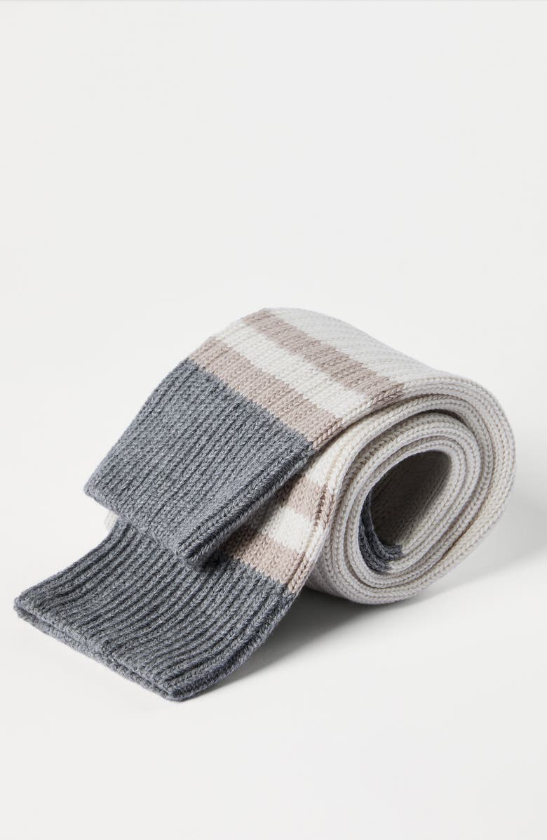 Brunello Cucinelli Cotton socks with stripes, Alternate, color, Panama