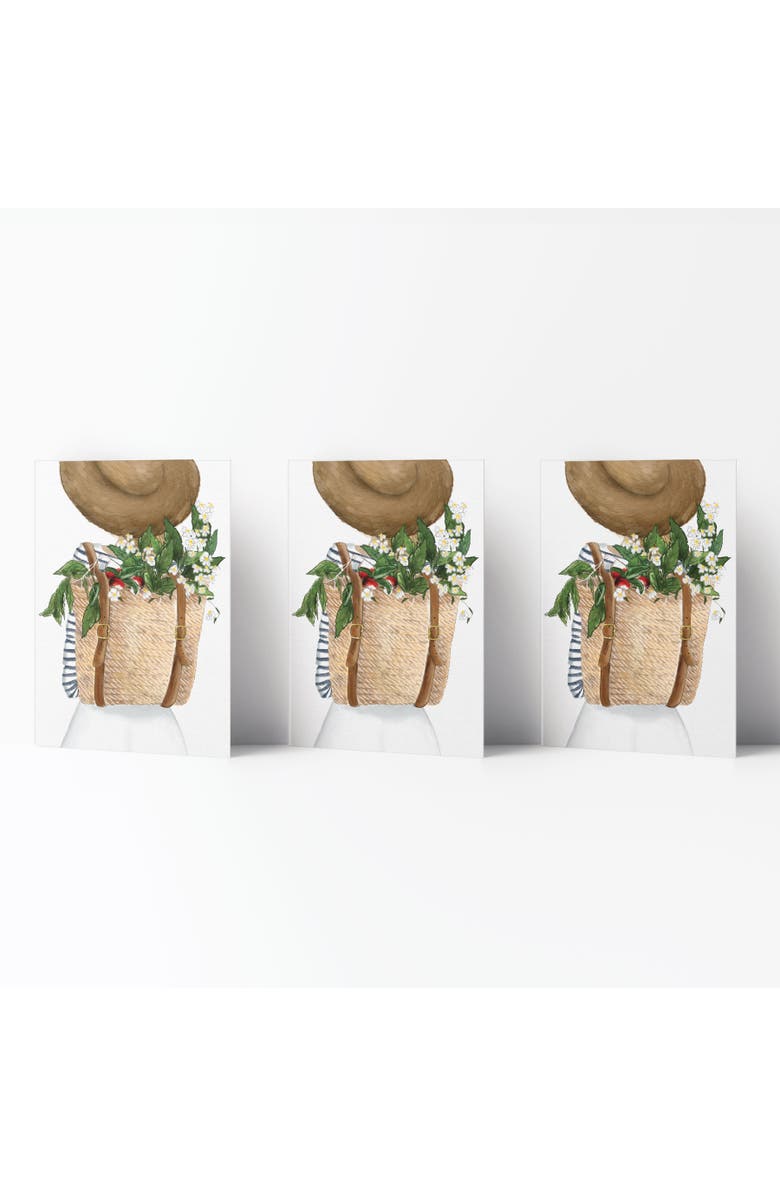 Ramus & Co Everyday Greeting Card Pack (3ct) "Harvest Girl", Main, color, Multi-Pack