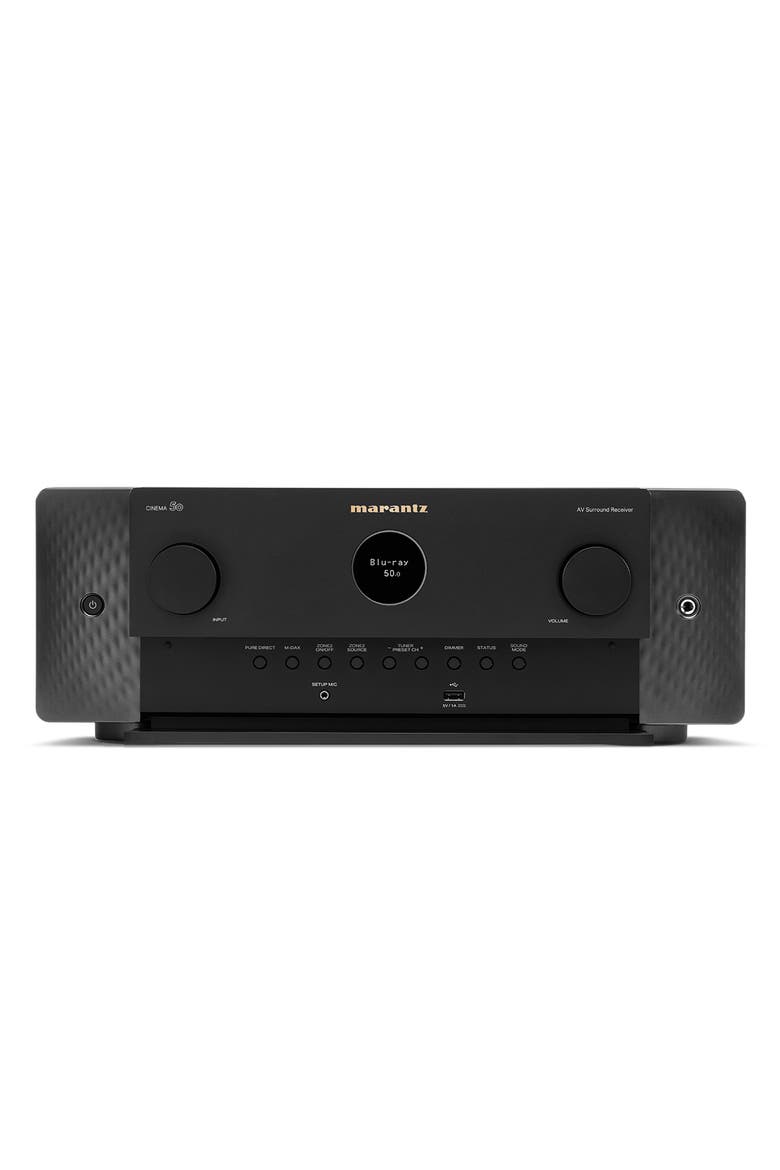 Cinema 50 9.4 Channel 8K Home Theater Receiver with Dolby Atmos, DTSX, and HEOS Built-In, Alternate, color, Black