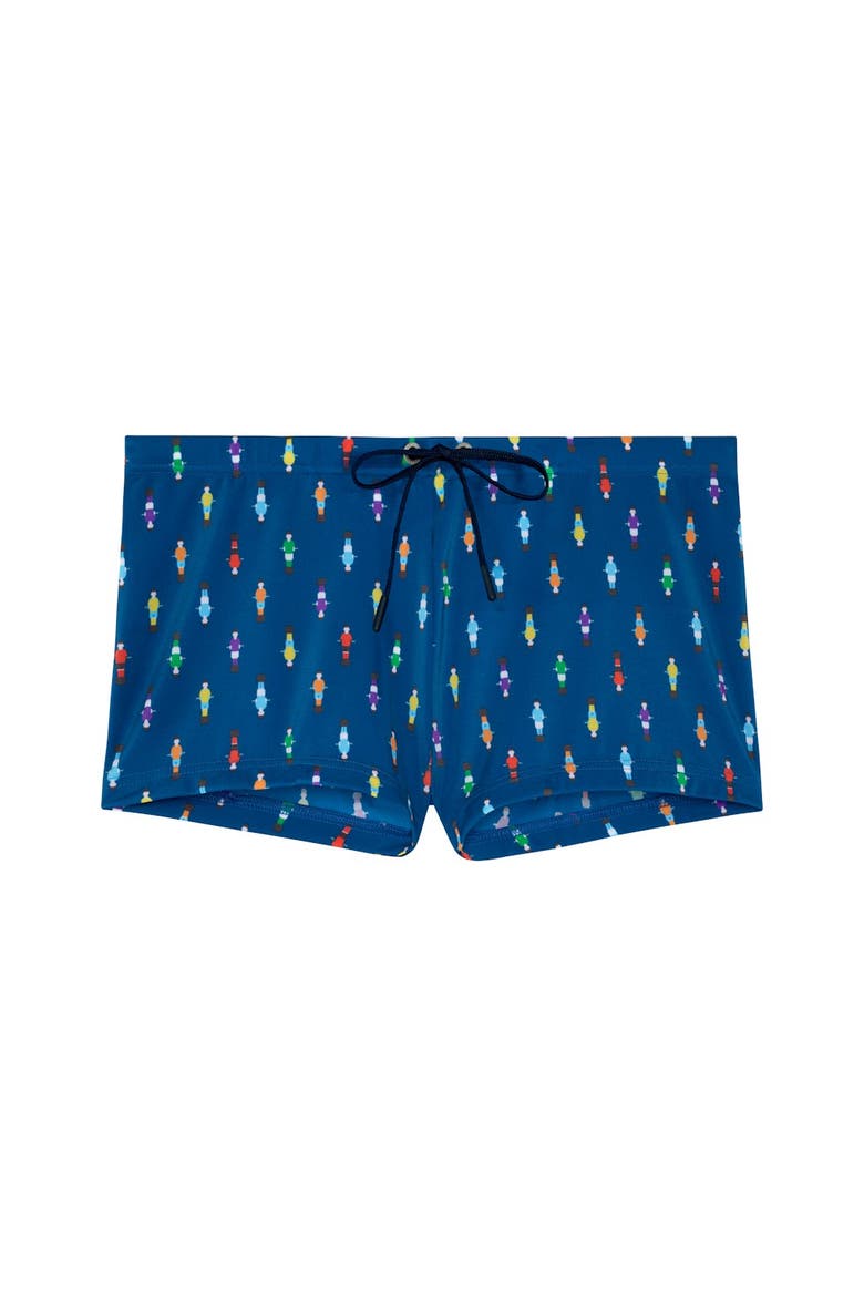 Calcio Swim Shorts, Main, color, Navy Print
