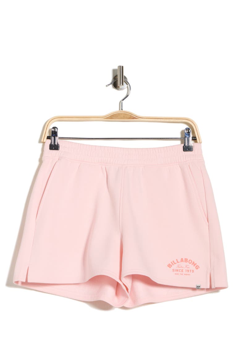 Wave Runner Fleece Shorts, Alternate, color, BLUSH