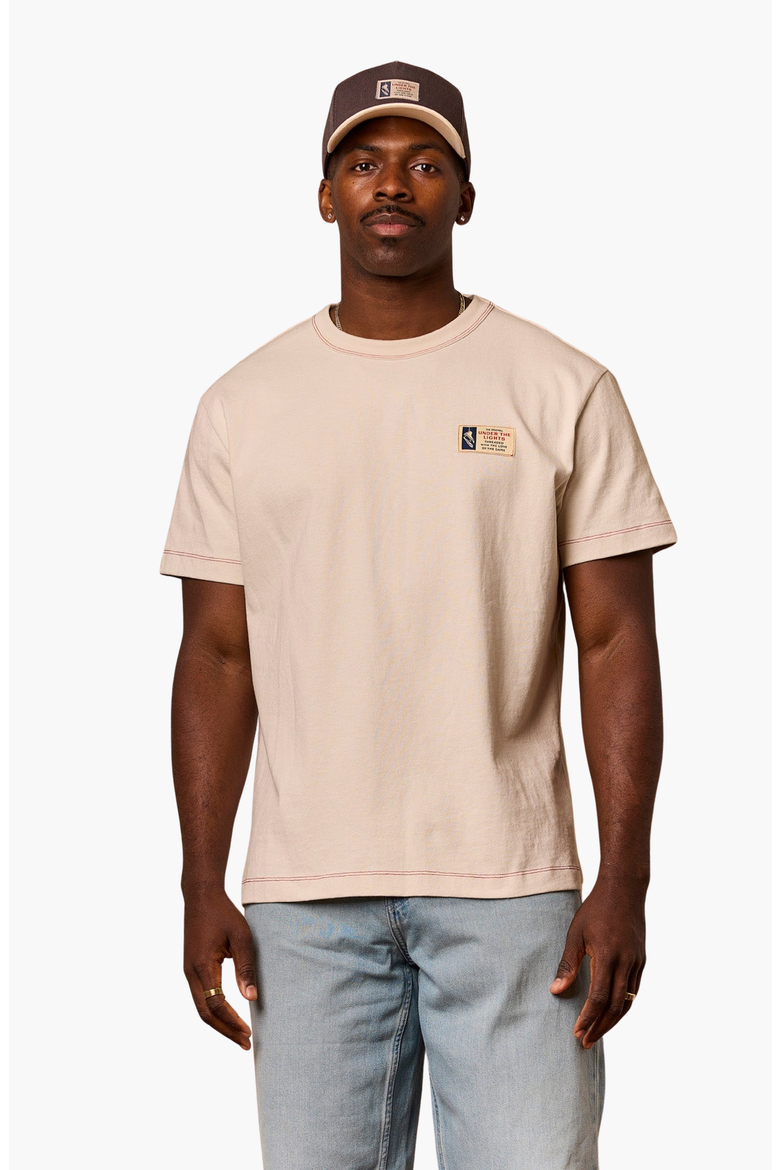 The Patch Tee, Main, color, Beige