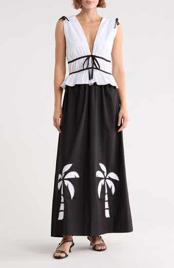 DRESS TO Colorblock Sleeveless Maxi Dress