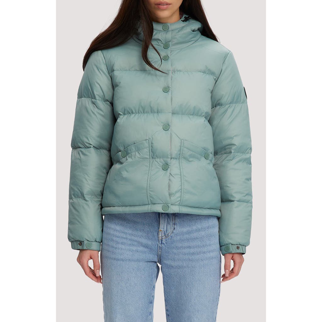 Noize Winona Hooded Puffer Jacket In Blue