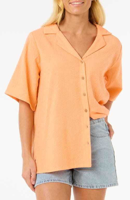 Rip Curl Cala Cadella Textured Seersucker Camp Shirt