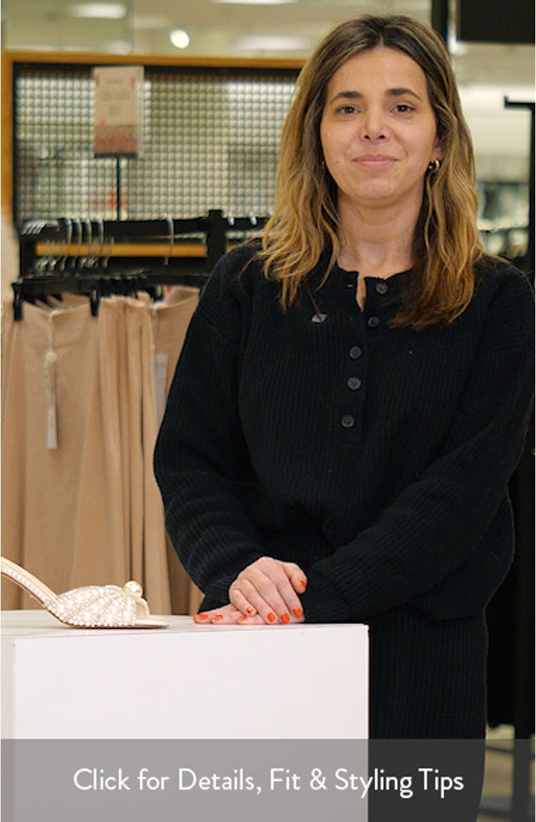 Esteva Crystal Studded Ankle Strap Sandal, sales video thumbnail