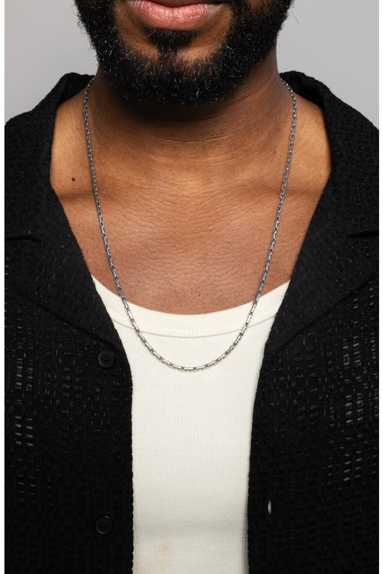 Men's Vance Chain Necklace, Alternate, color, SILVER