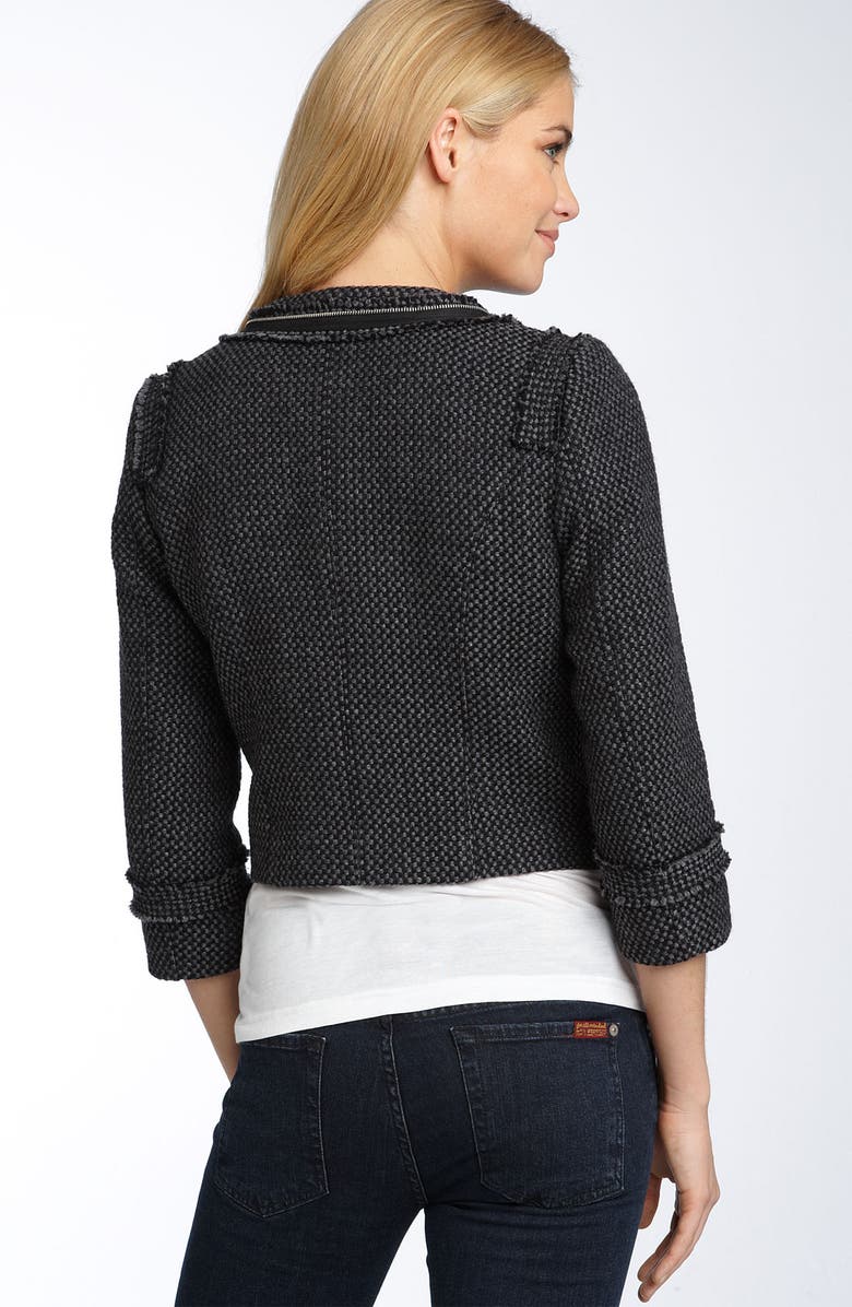 Hinge <sup>®</sup> Crop Tweed Jacket, Alternate, color, 