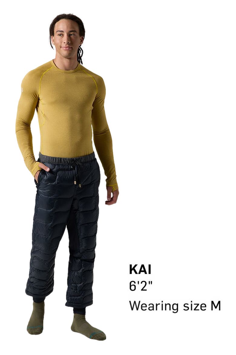 Pines Micrrid Ultra-Lt Baselayer Crew Top - Men's, Alternate, color, Hot Spot
