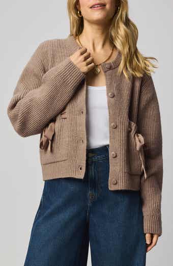 Splendid Stassi Satin Tie Cardigan