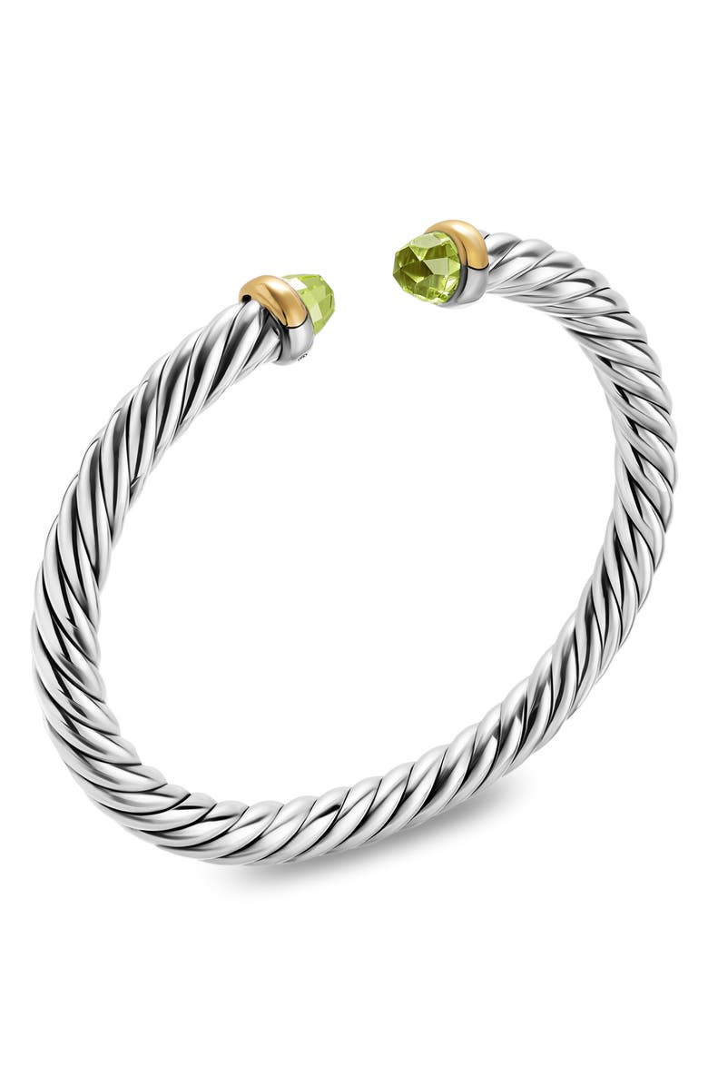 David Yurman Cablespira<sup>®</sup> Flex Bracelet, 6mm, Alternate, color, Silver