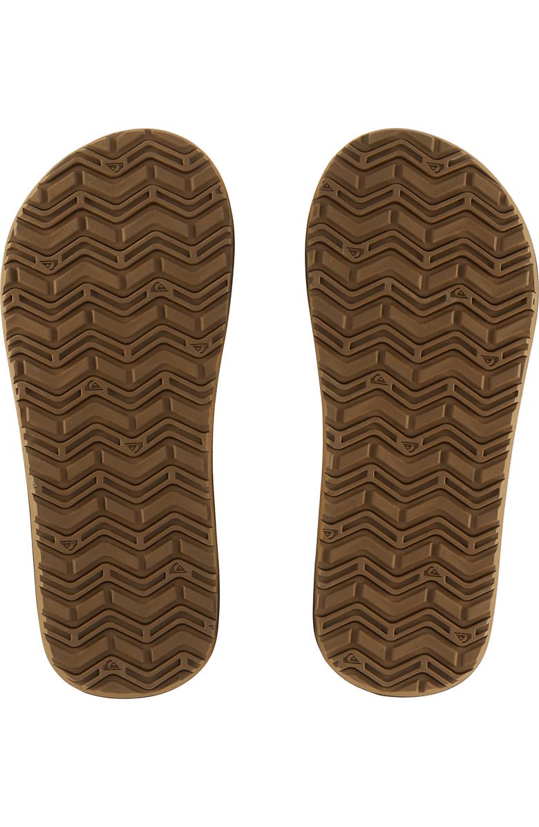 Quiksilver Monkey Wrench Flip Flop, Alternate, color, Tan