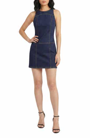 Sleeveless Denim Minidress