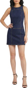 Donna Morgan Sleeveless Denim Minidress
