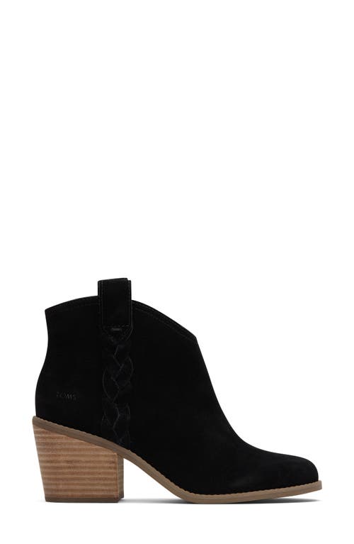 Toms Constance Braid Bootie In Black