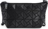 PATRIZIA LUCA Box Pattern Faux Leather Clutch
