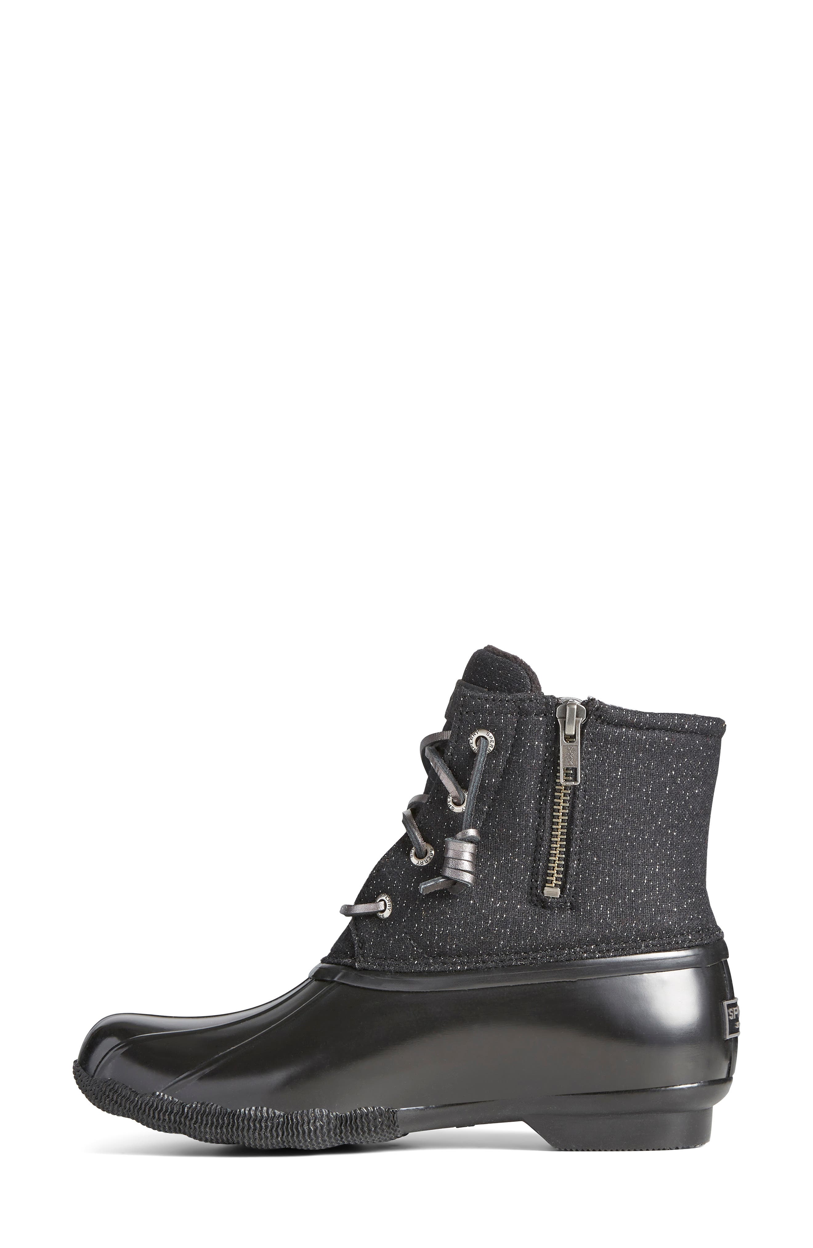 SPERRY TOP-SIDER<sup>®</sup> Sperry Saltwater Sparkle Water Resistant Duck Boot, Alternate, color, 