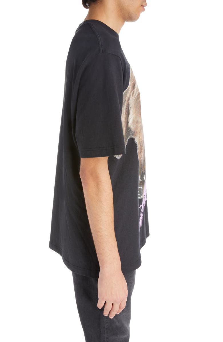 Acne Studios Exford Dog Face Oversize Graphic T-Shirt, Alternate, color, 