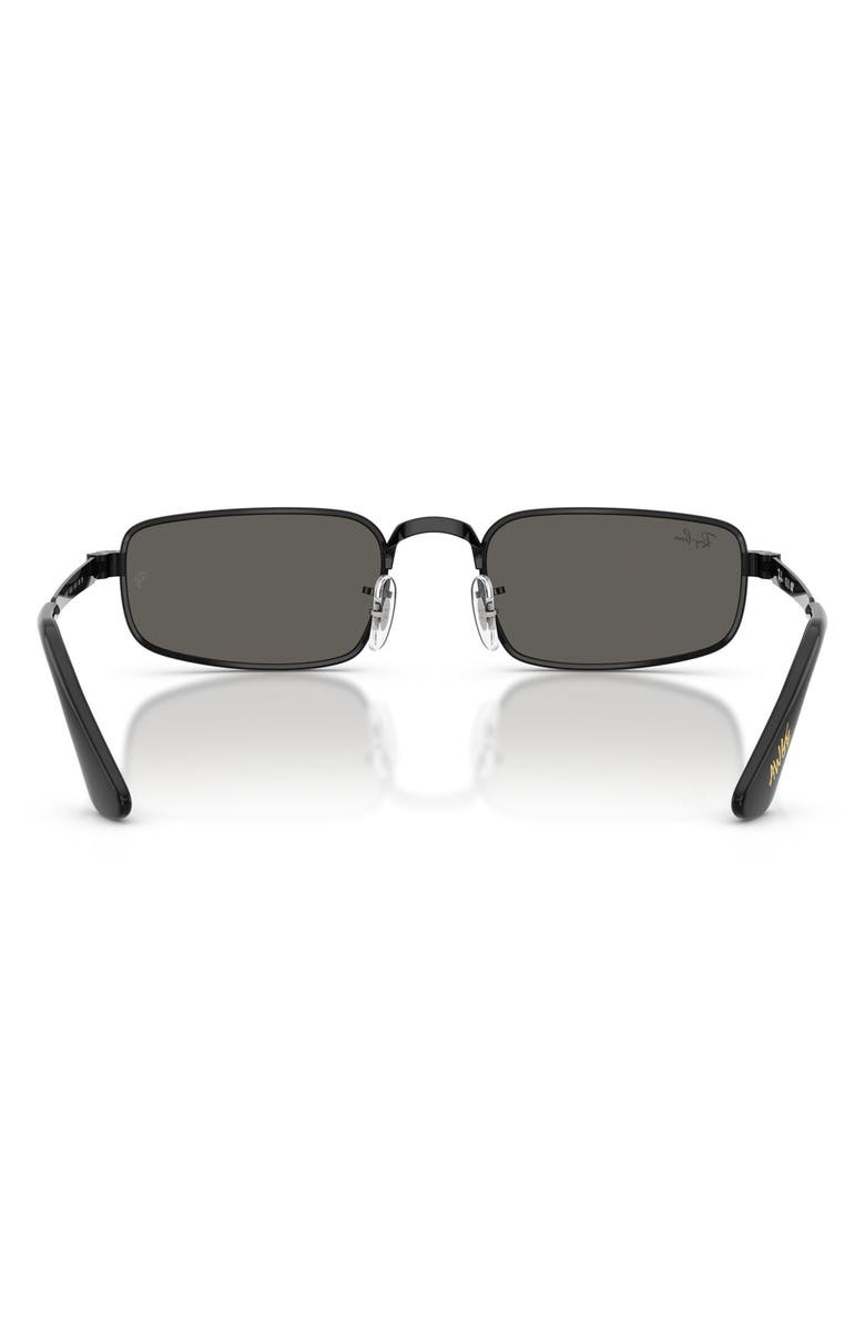 Ray-Ban 54mm Pillow Sunglasses, Alternate, color, Black / Dark Gray
