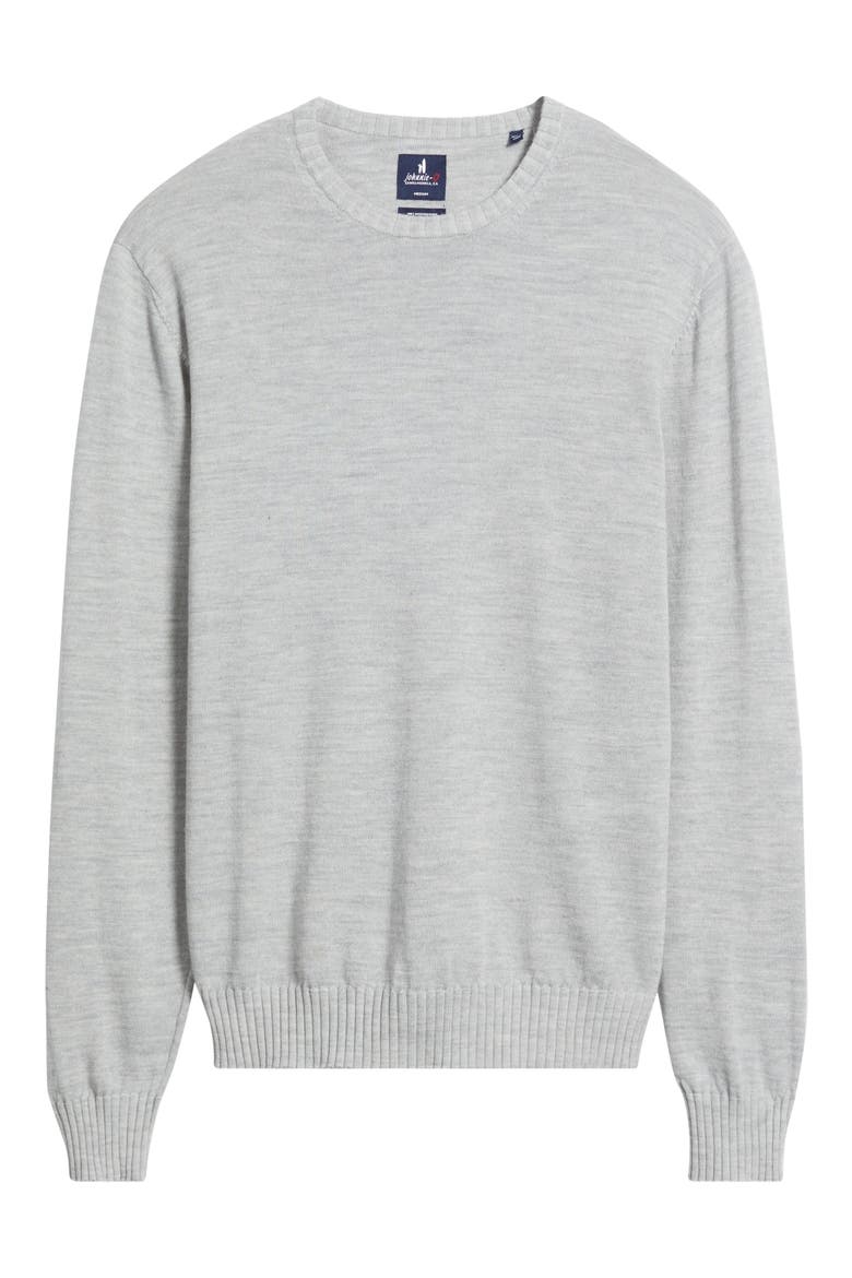 Ronald Merino Wool Sweater, Alternate, color, LIGHT GRAY