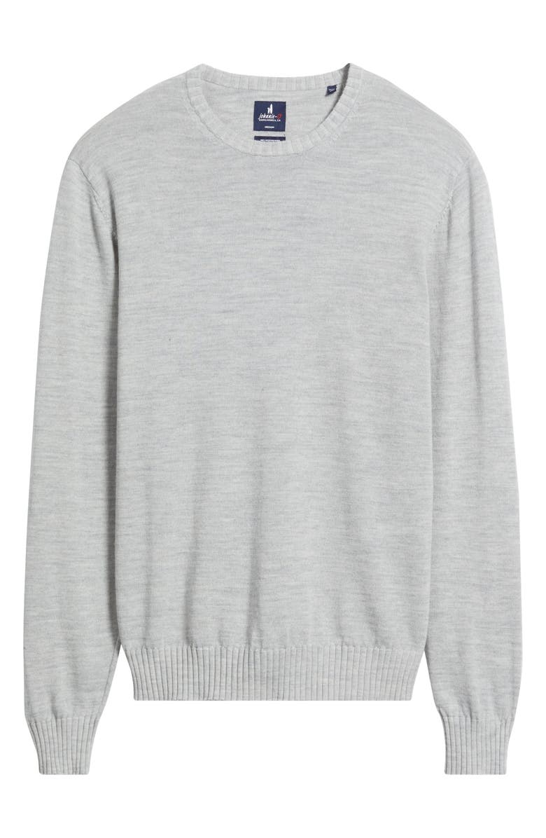 johnnie-O Ronald Merino Wool Sweater, Alternate, color, Light Gray