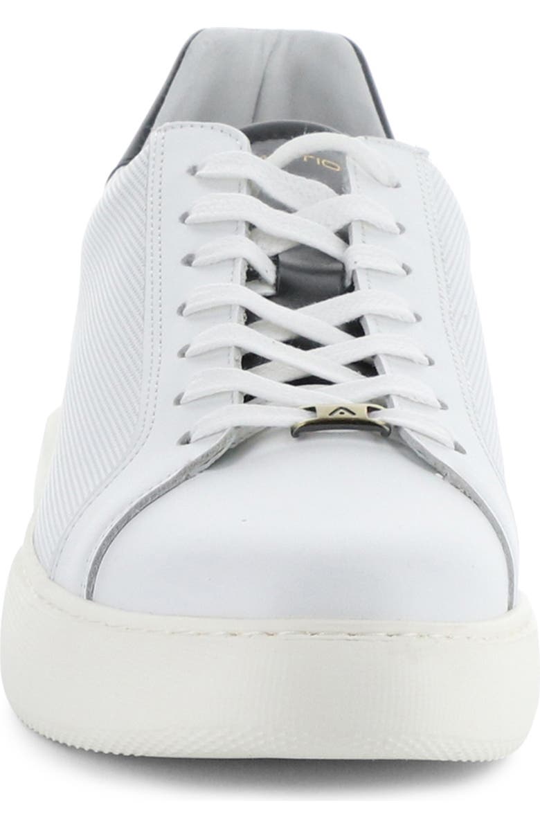 Ambitious 10634A Low Top Sneaker, Alternate, color, White/ Black Leather