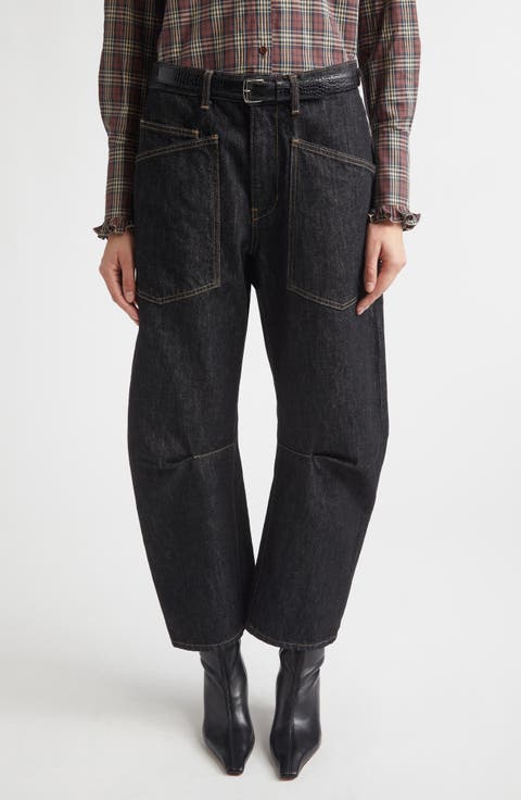 Shon Curved High Waist Jeans