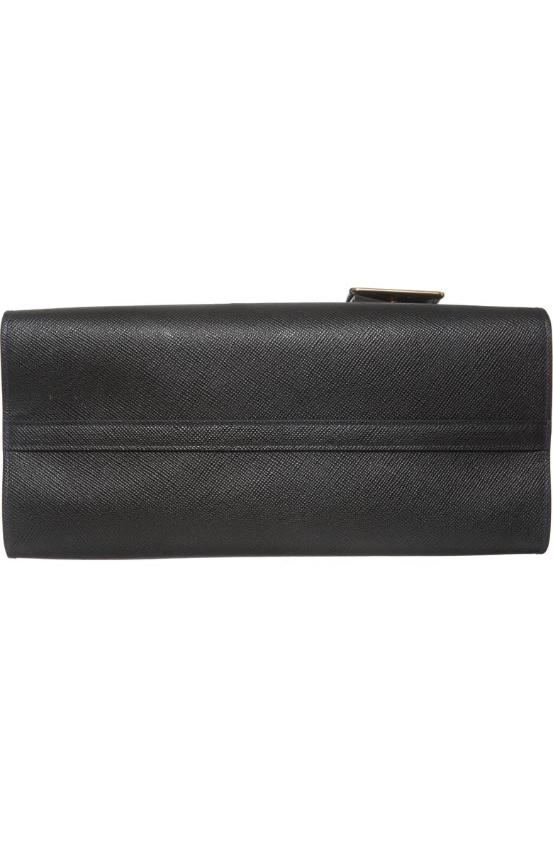 Prada Large Monochrome Saffiano Leather Satchel, Alternate, color,